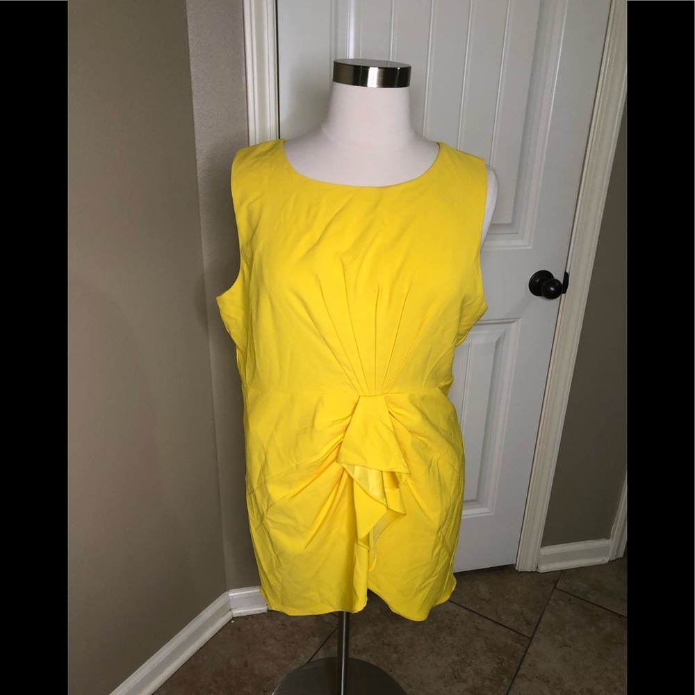 Beautiful Yellow Sleeveless Dress